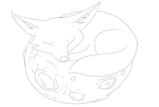 sleeping fox